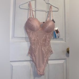 René Rofe Large Push-Up body suit